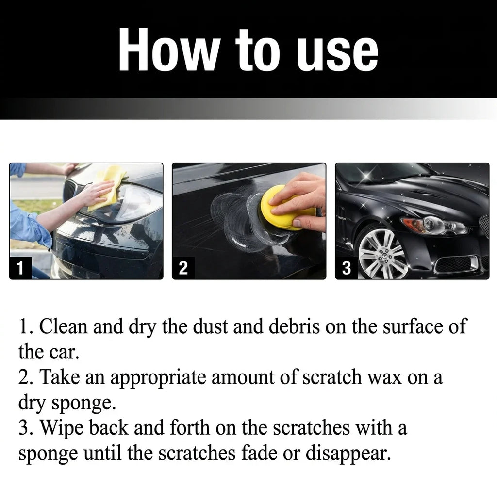 🚘 Instant Car Scratch Removal Cream | High Gloss Finish | Buy 1 Get 1
