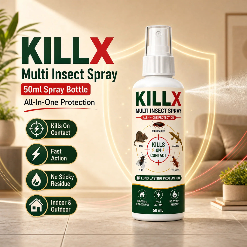 🚨 BUY 1 GET 2 FREE – KILLX Multi-Insect Spray | Powerful Pest Control for Home | Fast & Easy Pest Protection
