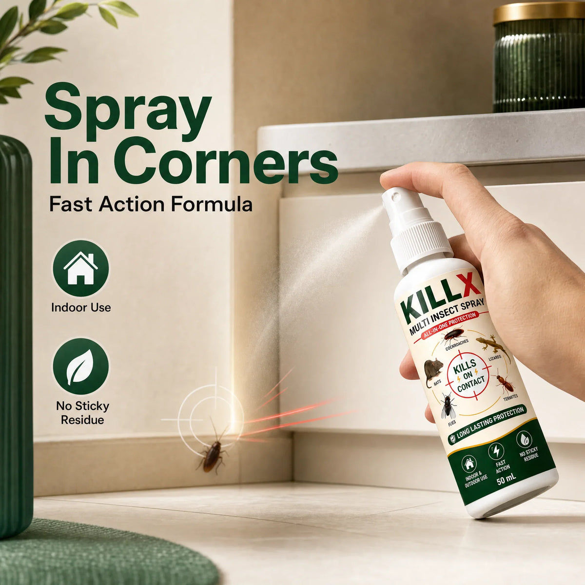 🚨 BUY 1 GET 2 FREE – KILLX Multi-Insect Spray | Powerful Pest Control for Home | Fast & Easy Pest Protection