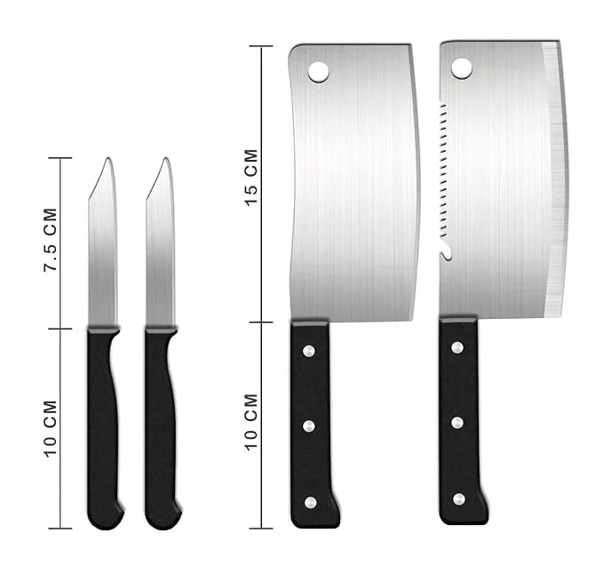 Premium 8-Piece Stainless Steel Kitchen Knife Set | Ultra Sharp & Durable | Only ₹599