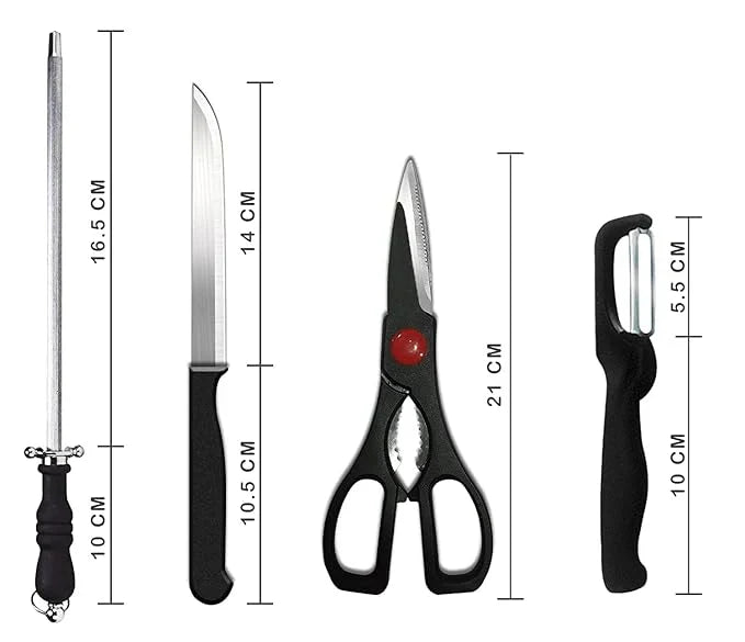 Premium 8-Piece Stainless Steel Kitchen Knife Set | Ultra Sharp & Durable | Only ₹599
